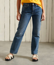 Superdry Womens High Rise Straight Jeans