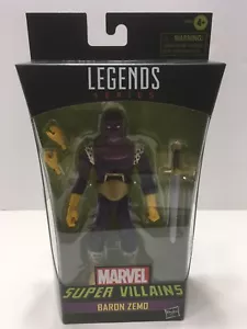 Marvel Legends Super Villains Baron Zemo 6 inch Action Figure New - Picture 1 of 6
