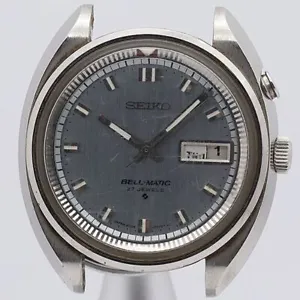 SEIKO AT/Automatic 4006-7000 Bellmatic 27 Jewels Silver Dial Day Date Mens Watch - Picture 1 of 3
