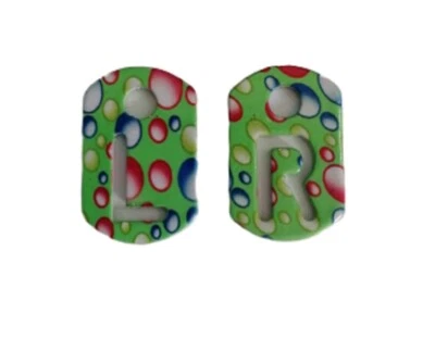 X-Ray Anatomical Tablet  Markers with chain Green BUBBLE design FREE UK Delivery - Image 1 of 2