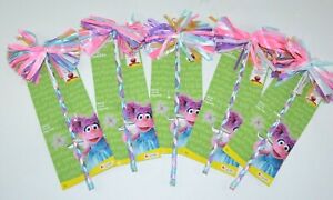 Lot of 5 Abby Cadabby Ribbon Wands Toy Play Pretend Party Favor Sesame Street