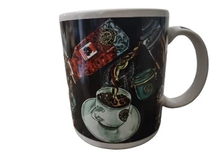 Starbucks Vintage Coffee Themed Cup Mug Thailand All Over Print - Bild 1 von 6