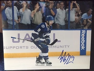 Foto Tampa Bay Lightning Tyler Johnson autografata firmata 11x14 COA #1 - Foto 1 di 1