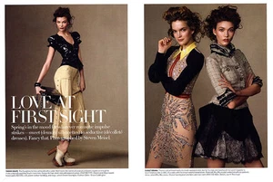 2010 Meisel Lara Stone Karlie Kloss Freja Beha Erichsen Maas MAGAZINE EDITORIAL - Picture 1 of 7