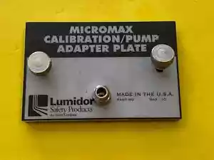 MICROMAX Calibration/Pump Adapter Plate Free US Shipping! - Picture 1 of 2