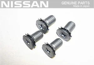 Tornillo de bisagra de puerta Nissan genuino S13 Silvia 200SX 4 piezas OEM JDM - Imagen 1 de 1
