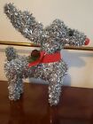 Silver Reindear with Red Nose