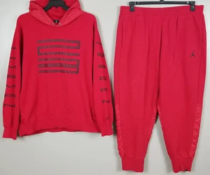 JORDAN XI RETRO 11 WIN LIKE 96 SUDADERA CON CAPUCHA + JUEGO DE PANTALONES ROJO (TALLA 2XL / 3XL) - Imagen 1 de 23