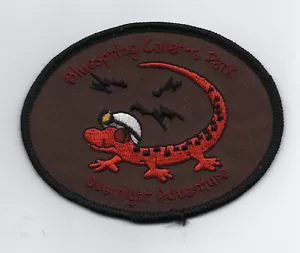 Bluespring Caverns Park, Overnight Adventure Patch (Indiana), Mint - Picture 1 of 1