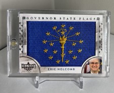 2020 DECISION SERIES 2 GOVERNOR STATE FLAGS INDIANA ERIC HOLCUMB GF14 