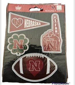 Aminco Magnet Set NCAA- Nebraska Cornhuskers - Picture 1 of 1