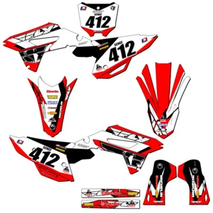 2022-2023 CRF 250 R 13 FLY Red Senge Graphics Kit Compatible with Honda - Picture 1 of 10