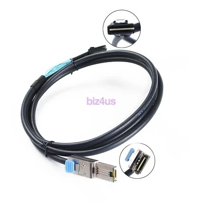 External Mini SAS SFF-8088 Male to Internal Mini SAS SFF-8087 Male Data Cable 2m - Image 1 of 4