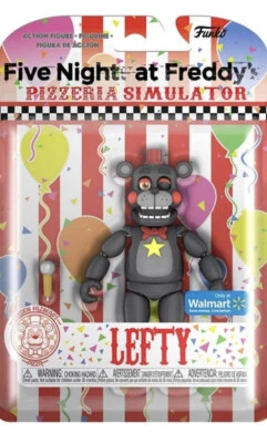 Five Nights at Freddy's FNAF Lefty Action Figure Walmart Exclusive Pizzeria New - Image 1 of 3