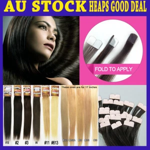 16"-18" Micro Tape 100% Remy Human Hair Extension More Invisible & Comfortable - Bild 1 von 3