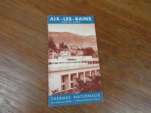 BROCHURE TOURISME AIX LES BAINS SAVOIE ANNEES 30 - Picture 1 of 1