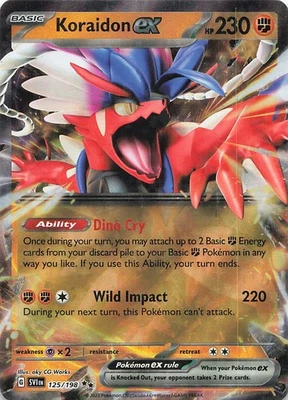 Prize Pack Series Cards Koraidon ex #125/198 - Image 1 of 2