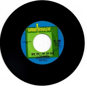 J.J. BARNES now that i got you back U.S. GROOVESVILLE 45rpm_1967 northern soul - Picture 1 of 1