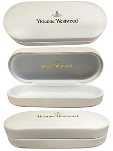 Original Vivienne Westwood White Hard Eyeglass/Sunglass Case Stylish & Authentic - Picture 1 of 6