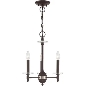 Livex Lighting 42703-07 Bennington Mini Chandelier Bronze - Picture 1 of 11