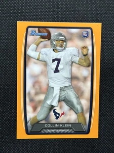 2013 Bowman Collin Klein Orange Rookie #154 #/299 - Foto 1 di 2
