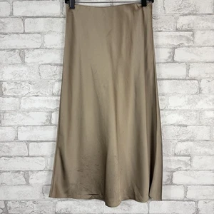 J.CREW NWD Women's Gwyneth Vintage Brown Slip Skirt XS AC467 - Picture 1 of 7