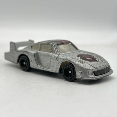 Unbranded 1:64 Porsche 935 Silver Loose Vintage Metal Body Play Worn Hong Kong - Image 1 of 4