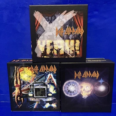 Def Leppard Cd Box Set Volumes 1-3 Remastered Collection Rock Music Limited - Image 1 of 4