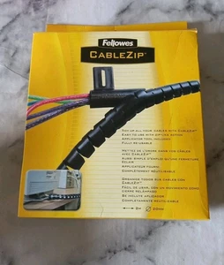 Fellowes Cable Zip Management System 20Mmx2m Black 994395 (B3) - Picture 1 of 4