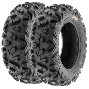 Pair of 2, SunF 24x9-11 24x9x11 24-9-11 ATV UTV All Terrain AT Tires 6 Ply A033 - Picture 1 of 12