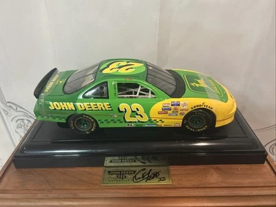 Ertl John Deere 23 Chad Little NASCAR Stock Car 1996 SIGNED - Image 1 of 4