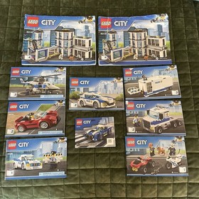 Lego Manual Instruction Books Various Police City Sets 60138 60139 60141 60312