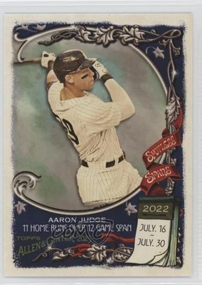 2023 Topps Allen & Ginter Spotless Spans Aaron Judge #SS-1 - Image 1 of 3