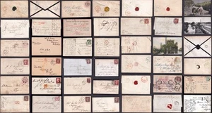 IRLAND 1805-1918 BRIEFE Stempel etc..PREIS als SINGLES - Bild 1 von 53