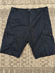 NIKE MEN'S CARGO SHORT FLAT FRONT BLACK medium 414584-010 ATHLETIC DEPT - Picture 1 of 8