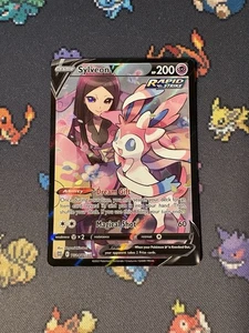 Sylveon V TG14/TG30 SWSH09: Brilliant Stars Trainer Gallery Ultra Raro - Imagen 1 de 6