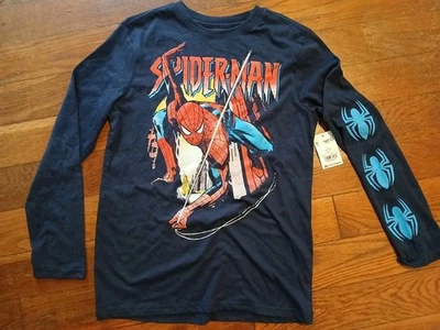 New Marvel Spider Man Long Sleeve Shirt | Youth L (10/12) - Image 1 of 4