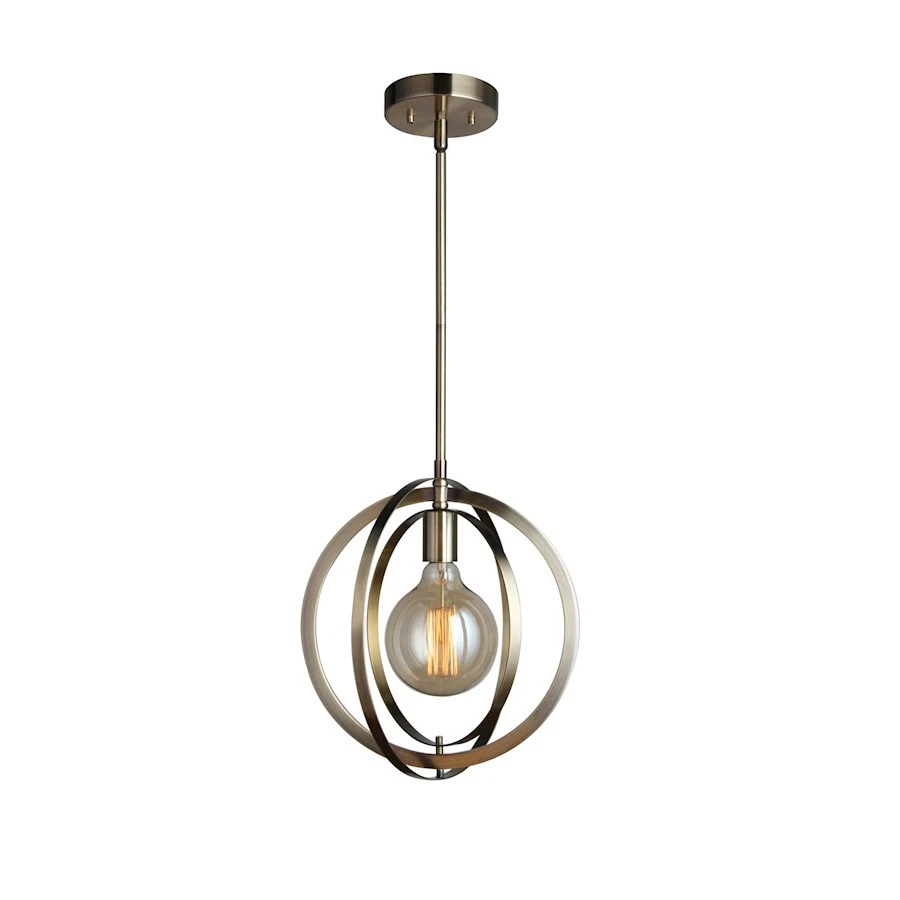 Woodbridge Lighting Geo Mini Colgante, Latón - 19823CBR-G125 Foto 1 de 1