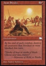 [1x] Heat Stroke - Heavy Play, English - Weatherlight MTG Magic