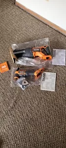 Ridgid Combo Kit 18 Volt Brushless Cordless Reciprocating Saw Multi Tool - Picture 1 of 6