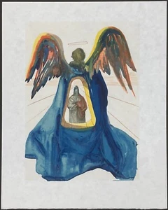 Salvador Dali "Dante Purified" Original Divine on Japon nacré - Picture 1 of 7