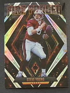 2022 Panini Phoenix STEVE YOUNG Fire Forged Insert #FF-8 San Francisco 49ers - Picture 1 of 2