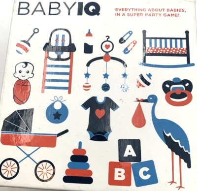 Baby IQ Trivia Board Game Baby Shower Game New Parents - Image 1 of 4