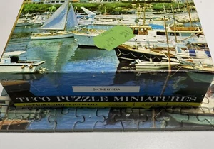 "ON THE RIVIERA" TUCO Miniature Puzzle TRIPL-THICK interlocking pieces COMPLETE - Picture 1 of 13