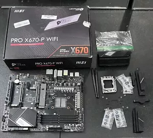 Parti mancanti difettose MSI PRO X670-P WiFi AM5 ATX AMD scheda madre - Foto 1 di 2