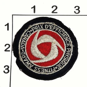 Canada Fitness Awards Patch Prix D'efficience Physique Vintage Embroidered - Picture 1 of 1