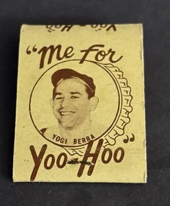 1958 Yoo-Hoo Yogi Berra VOLL UNBENUTZTES Streichholzheft ABSOLUT SCHÖNER ZUSTAND!!! - Bild 1 von 7