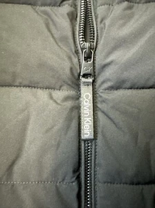 CALVIN KLEIN Long Sleeve Puffer Jacket Men's Size L Black - Picture 1 of 11