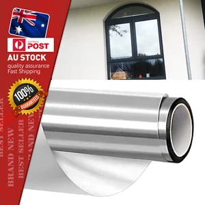 Privacy Removable Window Glass Film One Way Mirror UV Blocking Solar Heat Reduce - Picture 1 of 22