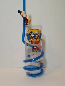 Vintage Disney's Mickey Mouse Neighborhood Plastic Cup with Built in Straw. - Picture 1 of 12